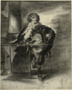 Un homme en costume du 17e siècle - Unknown artist