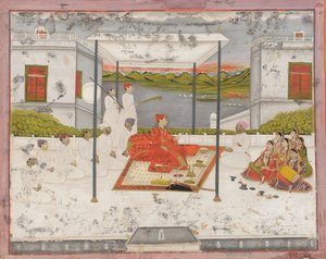 Un prince tenant audience - Unknown artist