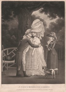 Une scène dans les jardins de Kensington - Unknown artist