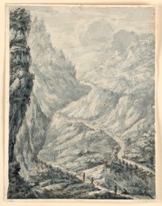 Un passage de vallée - Unknown artist