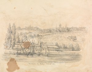 Vue de Lausanne depuis Ouchy - Unknown artist