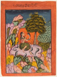 Une femme charme des serpents dans la nature : Asavari Ragini, d