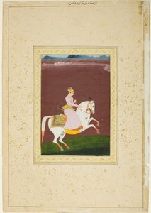 Un jeune prince à cheval - Unknown artist
