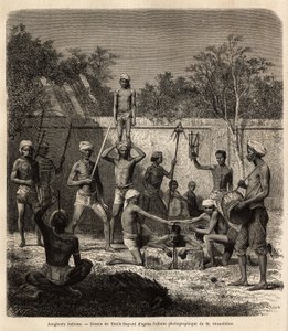 Une bande de jongleurs indiens - Unknown artist
