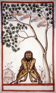 Un fakir Page du manuscrit (ms.8300) 