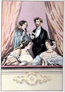 Une loge au Théâtre des Italiens - Unknown artist