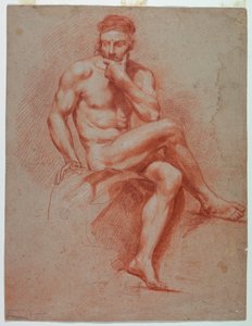 Un homme nu - Unknown artist