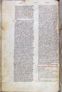 Une page de la Bible du 11e siècle - Unknown artist