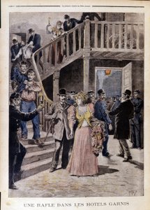 Une rafle dans les hôtels - dans « Le Petit Journal » du 04/08/1895