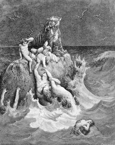 Une scène du déluge, Genèse - Unknown artist