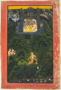 Abhisarika Nayika (Héroïne courant à la rencontre de son amant) - Unknown artist