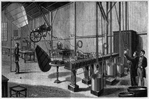 Atelier aérostatique des frères Tissandier : Vue d