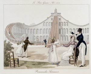 Promenades aériennes : montagnes russes - dans « Le Bon genre », n°102, début du 19e siècle - Unknown artist