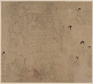 Album de thèmes taoïstes et bouddhistes : Rois des enfers : Feuille 28