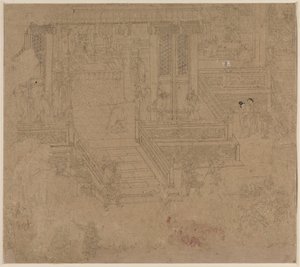 Album de thèmes taoïstes et bouddhistes : Rois des Enfers : Feuille 37
