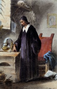 Alchimiste Nicola Barnaud, chercheur de la pierre philosophale. - Unknown artist