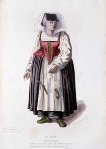 Alizon Fleurie dans "Alizon" (par JC Discret), dans "Le théâtre français au 16ème et 17ème siècle antérieurs à Molière" par Edouard Fournier - Unknown artist