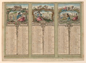 Almanach pour 1789 - Unknown artist