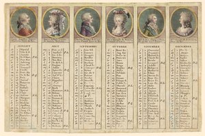 Almanach pour le second semestre de l