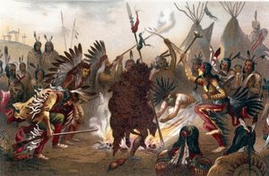 Rituel des Indiens d