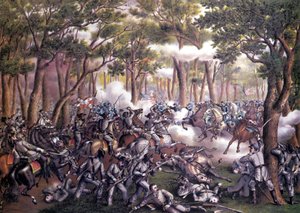 Guerre de Sécession ou guerre civile américaine (1861 - 1865) : Bataille de Wilderness ou Todd