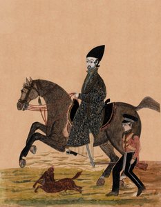 Un Sirdar afghan et un soldat britannique, vers 1841 - Unknown artist