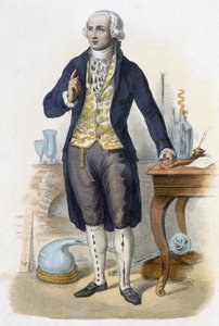Antoine Laurent de Lavoisier - dans « Le Plutarque français », éd. Mennechet, Paris - Unknown artist