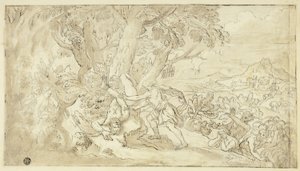 Apollon écorchant Marsyas - Unknown artist