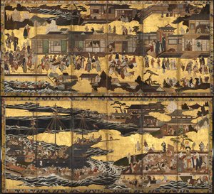 Arrivée des "Barbares du Sud" - Unknown artist