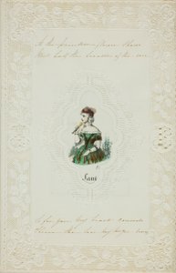 Comme le montre la fleur peinte (valentin) - Unknown artist