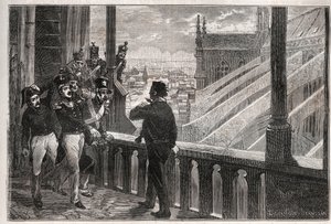 Attentats contre Louis-Philippe Ier - La conspiration des Tours de Notre-Dame (Conspiration) le 4 janvier - Unknown artist