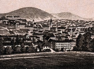 Baden-Baden, Allemagne : vue générale de la ville - Unknown artist