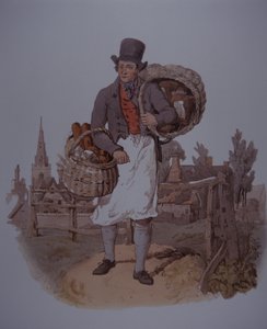 Boulanger livrant du pain, début du 19e siècle - Unknown artist