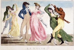 Bal : La valse, n.d., début 19ème siècle, Carnavalet - Unknown artist