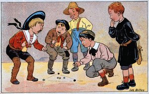 Jeu de balle, v. 1895 - Unknown artist