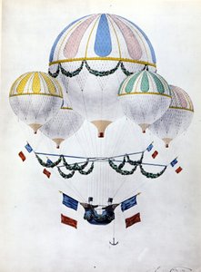 Flottille de ballons par Eugène Godard (1827 - 1890) - Unknown artist