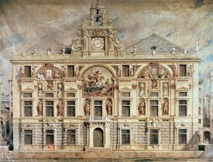 Banque de San Giorgio à Gênes, Italie