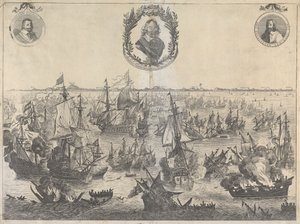 Bataille de Scheveningen, 31 juillet 1653 - Unknown artist