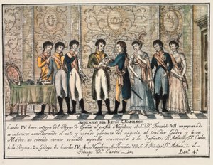 Entrevue de Bayonne en 1808 suite à l