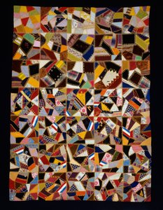 Couverture de lit (Crazy Quilt) - Unknown artist