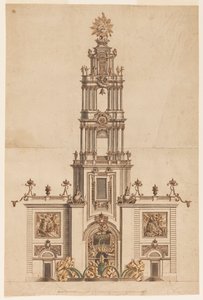 Clocher, probablement pour Ferdinand IV de Naples - Unknown artist