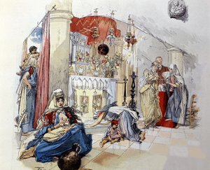 Bethléem (Cisjordanie) : La Grotte du Lait. 1890 - Unknown artist