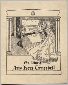 Ex-libris : Amy Ivers Truesdell - Unknown artist