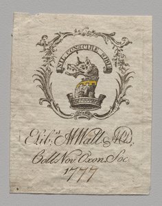 Ex-libris : Elizabeth M. Watt, M.D. - Unknown artist