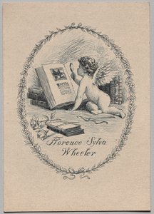 Ex-libris : Florence Sylva Wheeler - Unknown artist