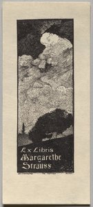 Ex-libris : Margarethe Strauss - Unknown artist