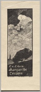 Ex-libris : Margarethe Strauss - Unknown artist