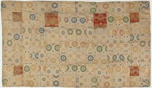 Brocade, soie. Robe de moine bouddhiste, patchée; kesa - Unknown artist
