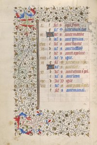 Page du calendrier - Unknown artist