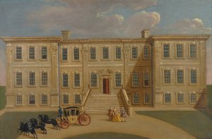 Calke Hall, Derbyshire, la résidence de Sir Henry Harpur, Bt. - Unknown artist